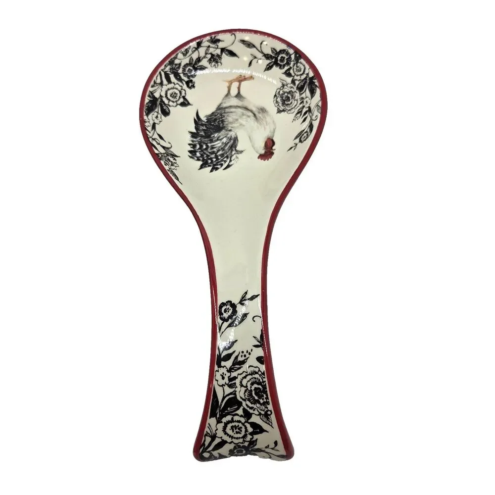 Cracker Barrel Susan Winget Spoon Rest Rooster 10